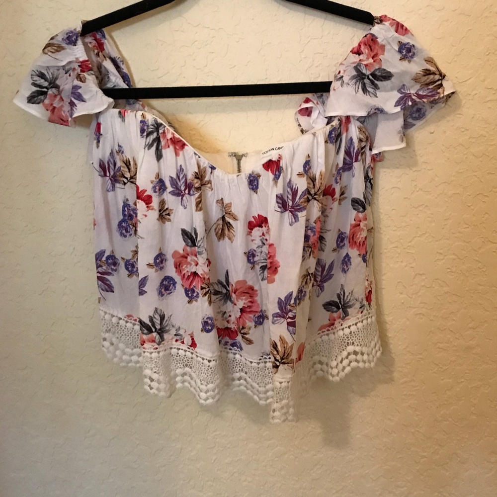 Off the shoulder top.